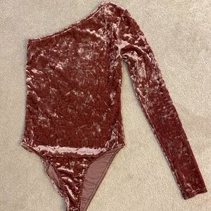 Topshop one shoulder top